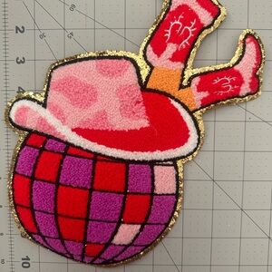 Swiftie over sized chenille iron on patch